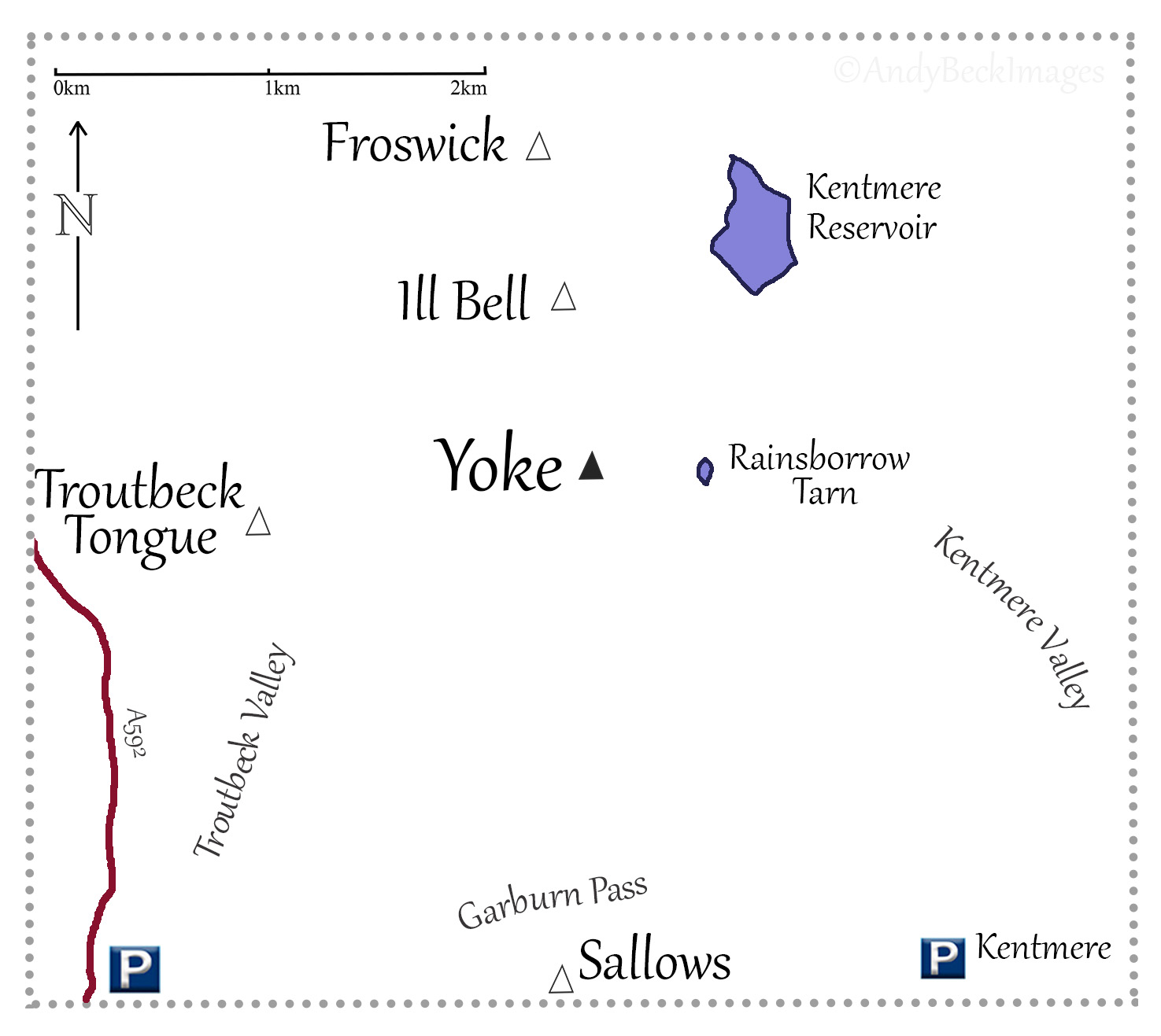 Yoke location map